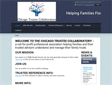 Tablet Screenshot of chicagotrustee.org
